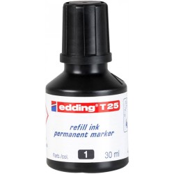 TUSZ DO MARKERÓW OLEJOWY EDDING T25 CZARNY 30ML