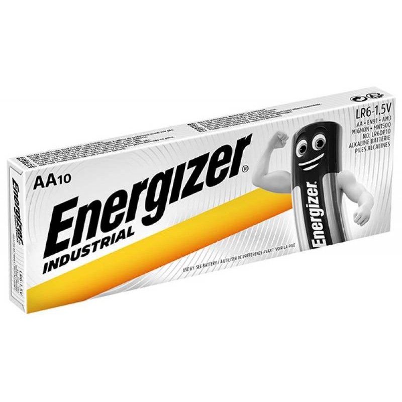 BATERIA ALKALICZNA AA ENERGIZER INDUSTRIAL 10SZT