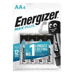 BATERIA AA ENERGIZER MAX PLUS 4SZT