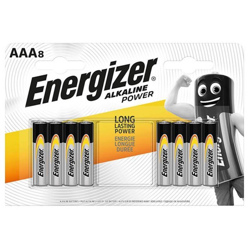 BATERIA ALKALICZNA AAA ENERGIZER ALKALINE POWER 8SZT