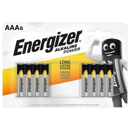 BATERIA ALKALICZNA AAA ENERGIZER ALKALINE POWER 8SZT