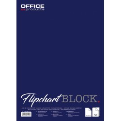 BLOK DO FLIPCHARTÓW 58,5X81CM OFFICE PRODUCTS GŁADKI 50ARK