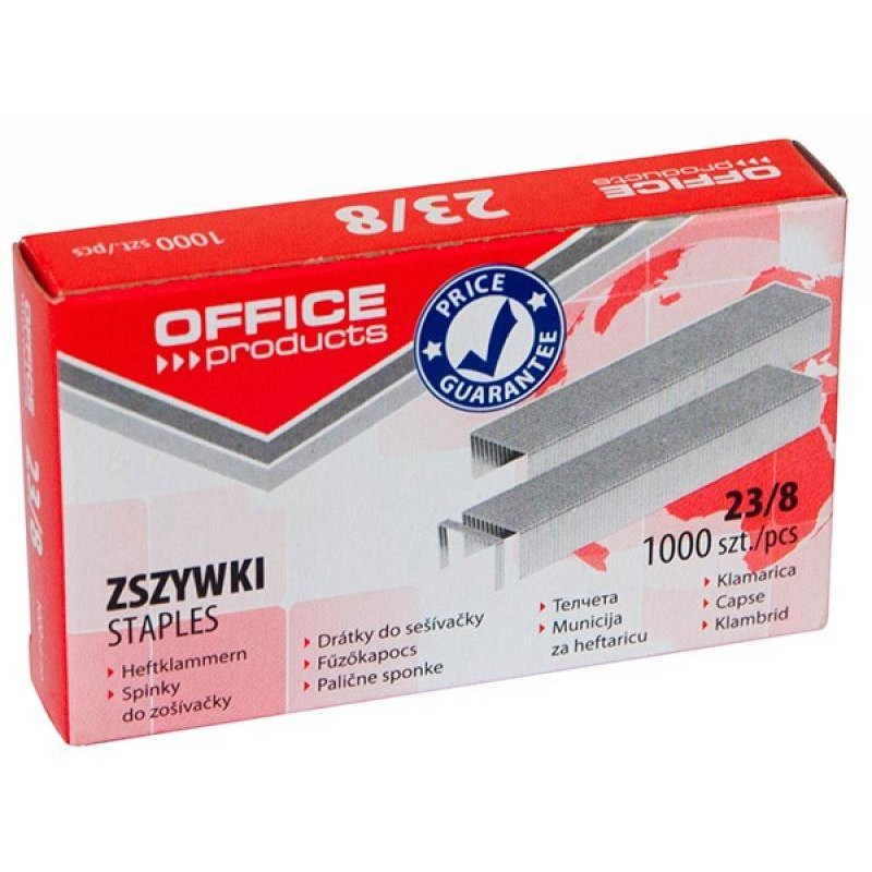 ZSZYWKI OFFICE PRODUCTS 23/8 1000SZT.