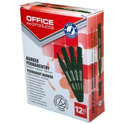 MARKER PERMANENTNY OFFICE PRODUCTS ZIELONY OKRĄGŁA 1-3MM