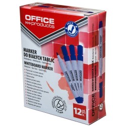 MARKER SUCHOŚCIERALNY OFFICE PRODUCTS NIEBIESKI OKRĄGŁA 1-3MM