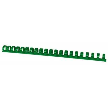 GRZBIET PLASTIKOWY 19MM (165 KARTEK) OFFICE PRODUCTS ZIELONY 100 SZT.