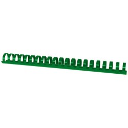 GRZBIET PLASTIKOWY 25MM (240 KARTEK) OFFICE PRODUCTS ZIELONY 50 SZT.