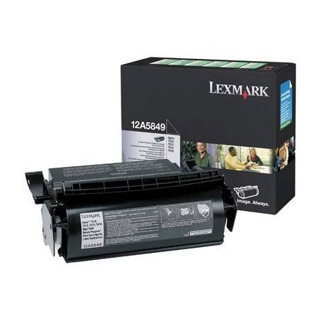 T610/T616 TONERBK25K DO ETYKIET LEXMARK 12A5849