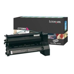 TONER ORYGINALNY ZWROTNY LEXMARK C7720MX MAGENTA 15000STR.