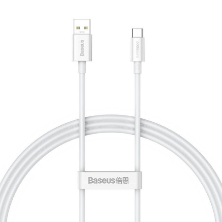 KABEL USB DO USB-C BASEUS SUPERIOR SERIES, 65W, 1M (BIAŁY)