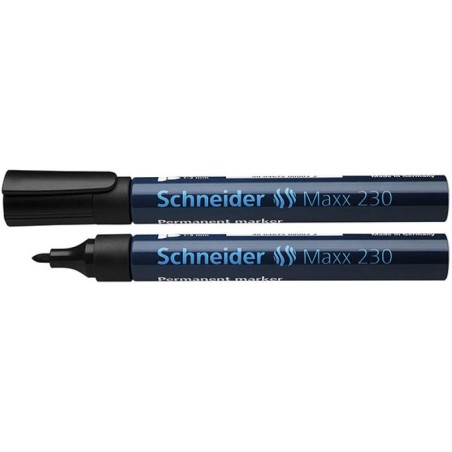 MARKER PERMANENTNY  SCHNEIDER MAXX 230 CZARNY OKRĄGŁA 1-3MM