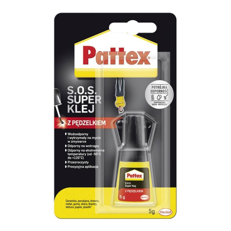 KLEJ Z PĘDZELKIEM PATTEX S.O.S. 5G