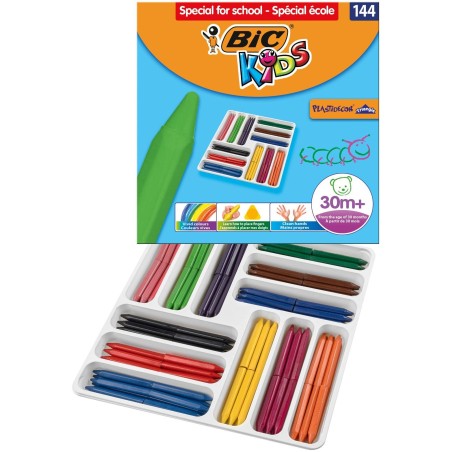 KREDKI ŚWIECOWE BIC KIDS PLASTIDECOR TRIANGLE 8878332 144SZT