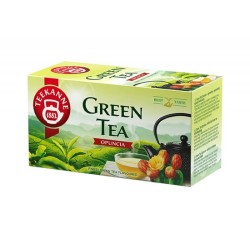 HERBATA OPUNCJA  TEEKANNE GREEN TEA 20 TOREBEK