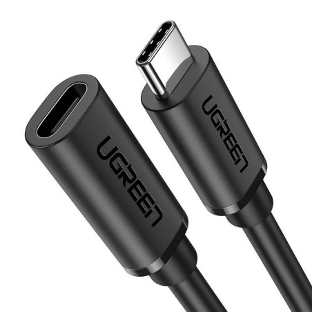 PRZEDŁUŻAJĄCY KABEL USB-C 3.1 GEN2 UGREEN, 4K, 100W, 1M 	US353 (CZARNY)