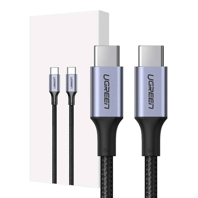 KABEL USB-C DO USB-C UGREEN US316, 100W, 1M (CZARNY)