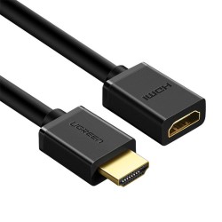 KABEL HDMI MĘSKI DO HDMI ŻEŃSKI UGREEN, 3M (CZARNY)