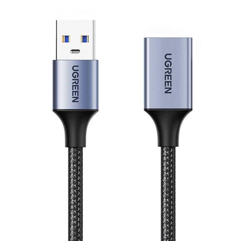 UGREEN 	US115 PRZEDŁUŻACZ USB 3.O, MĘSKI USB DO ŻEŃSKI USB, 1M (CZARNY)