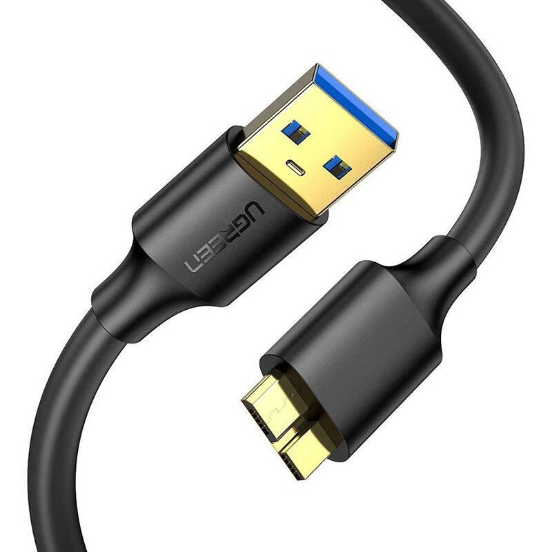 KABEL USB 3.0 - MICRO USB 3.0 UGREEN 	US130 0.5M (CZARNY)