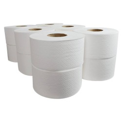 PAPIER TOALETOWY DWUWARSTWOWY CELULOZOWY VELVET CARE JUMBO 100 COMFORT NN 4100631 BIAŁY 800 LISTKÓW 100M 12 SZT.