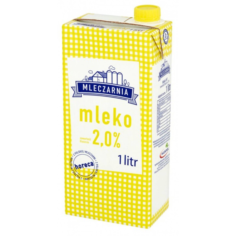 MLEKO UHT 2% MLECZARNIA 1L