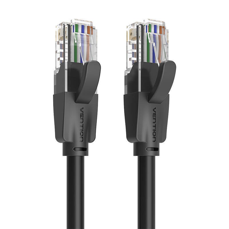 KABEL SIECIOWY UTP CAT6 VENTION IBEBH RJ45 ETHERNET 1000MBPS 2M CZARNY