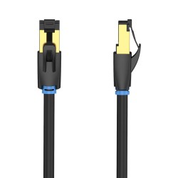 KABEL SIECIOWY CAT8 SFTP VENTION IKABD RJ45 ETHERNET 40GBPS 0,5M CZARNY