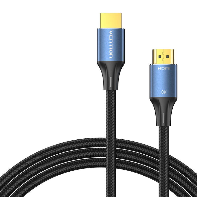 KABEL HDMI 2.1 VENTION ALGLH , 2M, 8K 60HZ/ 4K 120HZ (NIEBIESKI)