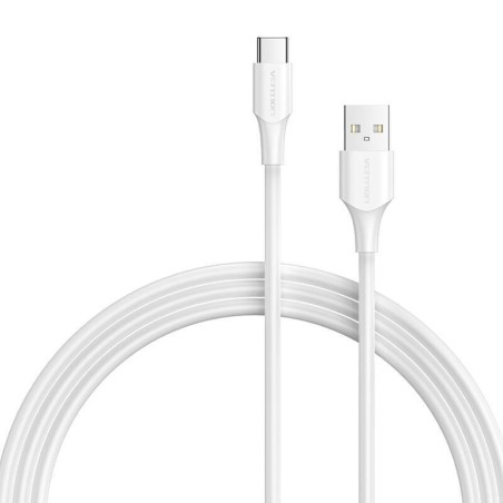 KABEL USB 2.0 A DO USB-C 3A VENTION CTHWI 3M BIAŁY