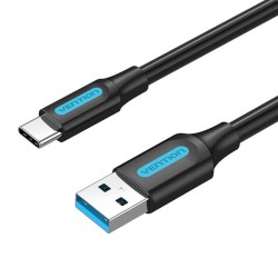 KABEL USB 3.0 A DO USB-C VENTION COZBG 3A 1,5M CZARNY PVC