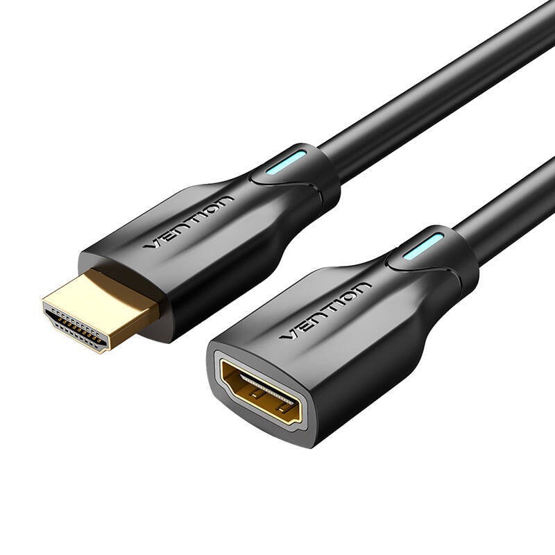 KABEL PRZEDŁUŻAJĄCY HDMI 2.1 VENTION AHBBG, 1,5M, 8K 60HZ/ 4K 120HZ CZARNY