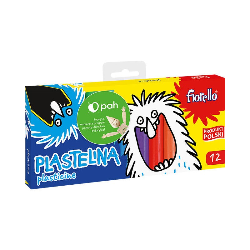 PLASTELINA FIORELLO 170-2637 12KOL 12*16G