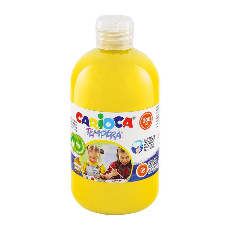 FARBA TEMPERA CARIOCA 40427/03 170-2652 500ML ŻÓŁTA