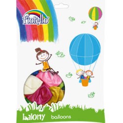 BALONY 10" FIORELLO 170-1678 METALICZNY MIX KOLORÓW  100SZT