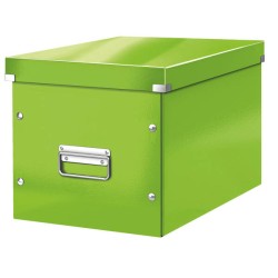 PUDŁO DO PRZECHOWYWANIA 320X360X310MM LEITZ CLICK & STORE WOW CUBE 61080054 ZIELONY