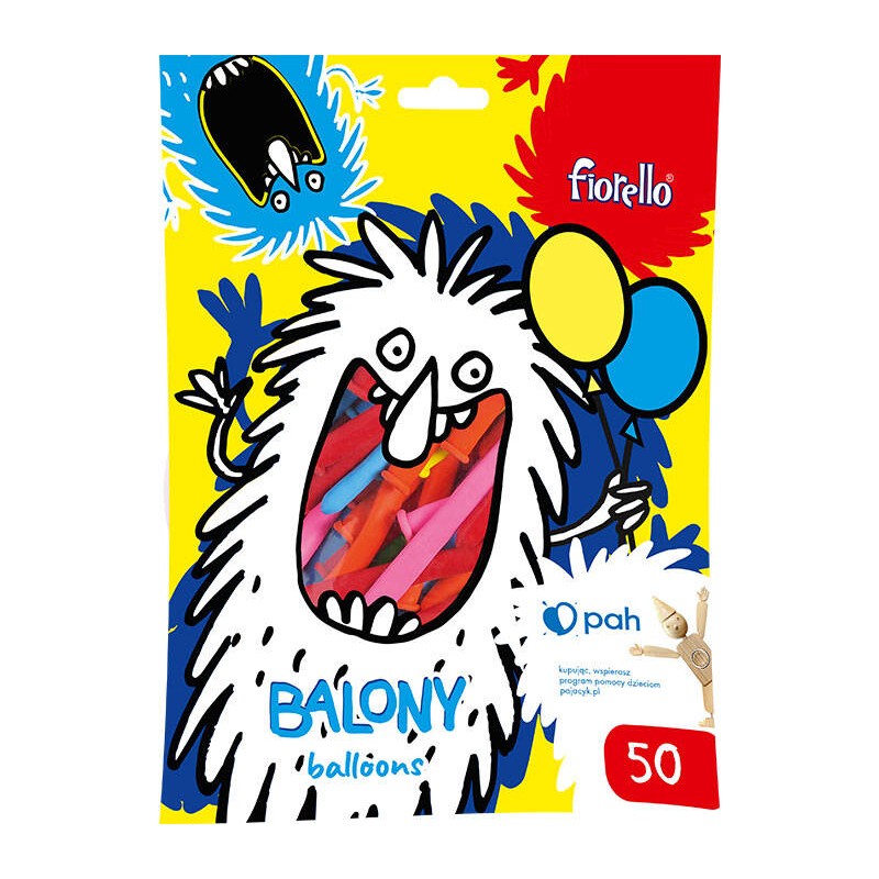 BALONY MODELUJĄCE FIORELLO 170-2659 MIX KOLORÓW 50SZT