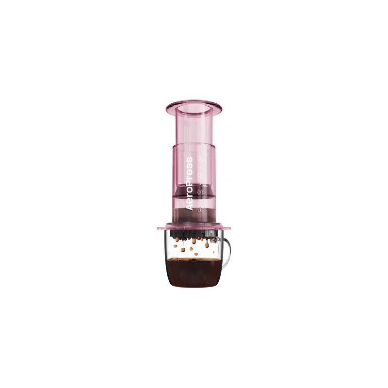 AEROPRESS CLEAR PINK - ZAPARZACZ DO KAWY RÓŻOWY