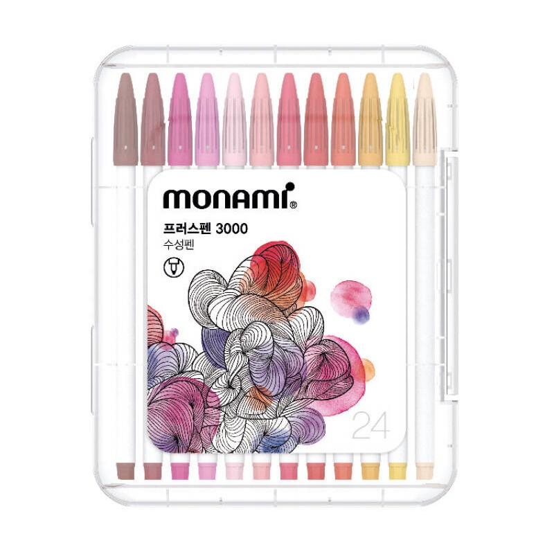 CIENKOPIS MONAMI PEN 3000 160-2431 MIX KOLORÓW 0.4MM 24SZT