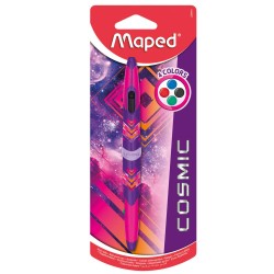 DŁUGOPIS MAPED DWUSTRONNY TWIN TIP 4 KOLORY COSMIC PINK BLISTER