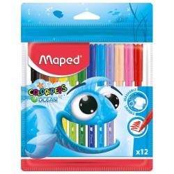 FLAMASTRY MAPED COLORPEPS OCEAN 12 SZT ZIP ETUI