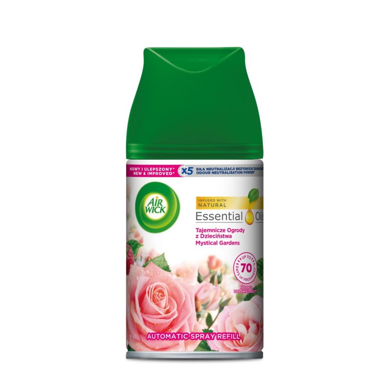 WKŁAD DO ODŚWIEŻACZA AIR WICK FRESHMATIC TAJEMNICZE OGRODY  250ML