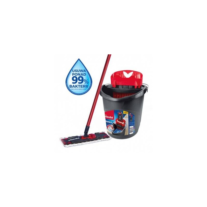 ZESTAW MOP PŁASKI+WIADERKO VILEDA ULTRAMAX BOX VI155737