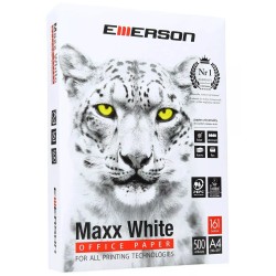 PAPIER KSERO A4 75G EMERSON MAXX WHITE BIAŁY 161 CIE 500 ARK