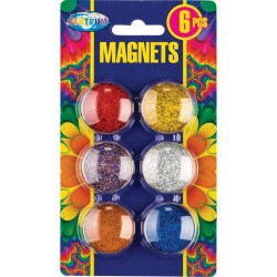 MAGNESY 30MM CENTRUM GLITTER 88804 6SZT