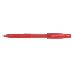 DŁUGOPIS KULKOWY ZE SKUWKĄ PILOT SUPER GRIP G BPS-GG-F-R CZERWONY 0.7