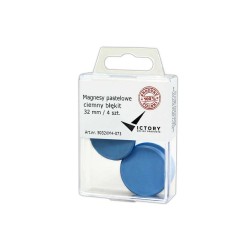 MAGNESY 32MM VICTORY OFFICE PRODUCTS 5032KM4-073 PASTELOWE CIEMNONIEBIESKIE 4SZT