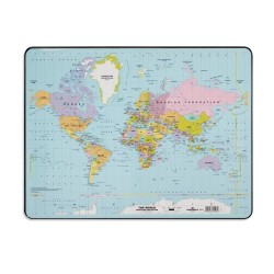 PODKŁAD 530X400MM Z MAPĄ ŚWIATA DURABLE 721119