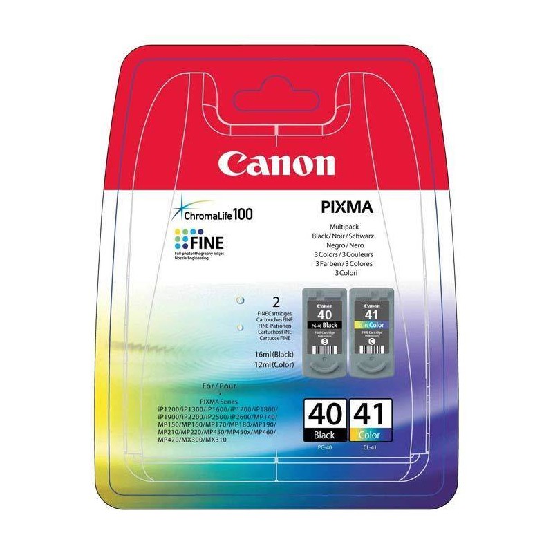 TUSZ ORYGINALNY CANON PG40/CL41 0615B043 0615B036 CMY  16 ML