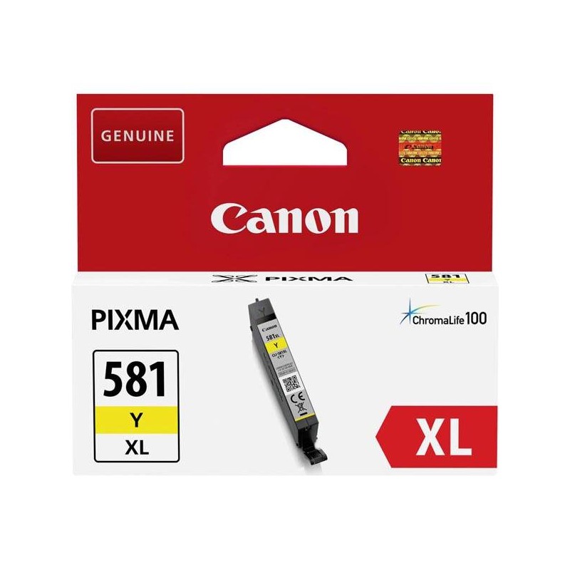 TUSZ ORYGINALNY CANON CLI581Y XL 2051C001 YELLOW  519 STRON