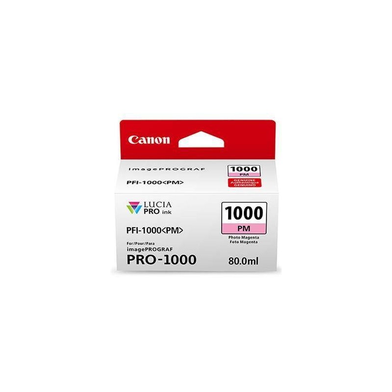 TUSZ ORYGINALNY CANON PFI1000PM 0551C001 PHOTO MAGENTA 80 ML